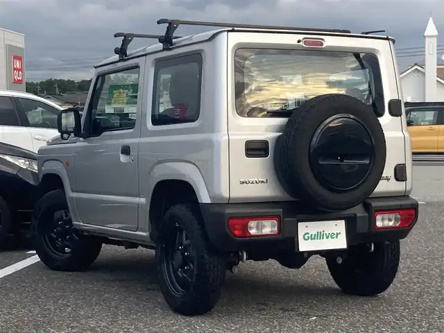 スズキ ジムニー XG 島根県 2021(令3)年 3.4万km シルキーシルバーメタリック ワンオーナー /社外オーディオプレイヤー(ラジオ/CD/USB/BT)/5MT/切り替え4WD/ハロゲンライト/LEDルームランプ/純正ゴムマット/取扱説明書/保証書