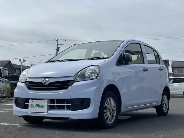 ダイハツ ミラ イース Lf 道央・札幌 2015(平27)年 11.4万km スカイブルー ４WD/純正オーディオ(AM/FM/CD/AUX)/純正ラバーマット/アイドリングストップ/盗難防止装置/ヘッドライトレベライザー/スペアキー/バニティミラー