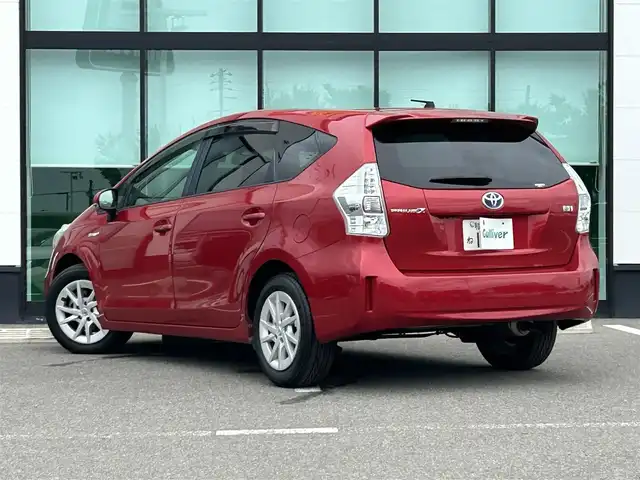 トヨタ プリウス α S 和歌山県 2011(平23)年 6.7万km レッドマイカメタリック 純正7型ナビ/(AM/FM/CD/DVD/Bluetooth)/バックカメラ/横滑り防止/オートライト/フォグランプ/フルオートパワーウィンドウ/ステアリングリモコン/ドアバイザー/電動格納ミラー/前方ドライブレコーダー