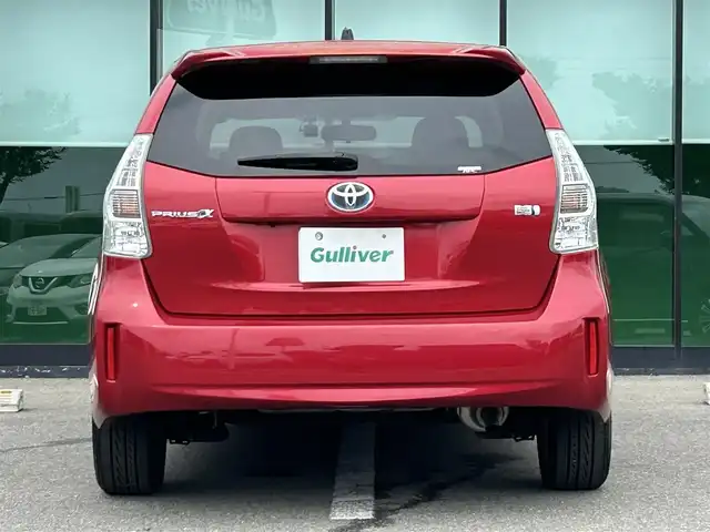 トヨタ プリウス α S 和歌山県 2011(平23)年 6.7万km レッドマイカメタリック 純正7型ナビ/(AM/FM/CD/DVD/Bluetooth)/バックカメラ/横滑り防止/オートライト/フォグランプ/フルオートパワーウィンドウ/ステアリングリモコン/ドアバイザー/電動格納ミラー/前方ドライブレコーダー