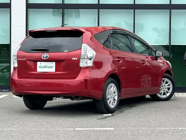 トヨタ プリウス α S 和歌山県 2011(平23)年 6.7万km レッドマイカメタリック 純正7型ナビ/(AM/FM/CD/DVD/Bluetooth)/バックカメラ/横滑り防止/オートライト/フォグランプ/フルオートパワーウィンドウ/ステアリングリモコン/ドアバイザー/電動格納ミラー/前方ドライブレコーダー