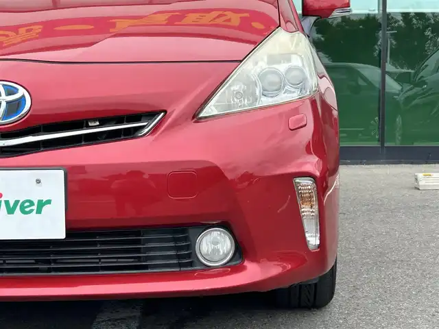 トヨタ プリウス α S 和歌山県 2011(平23)年 6.7万km レッドマイカメタリック 純正7型ナビ/(AM/FM/CD/DVD/Bluetooth)/バックカメラ/横滑り防止/オートライト/フォグランプ/フルオートパワーウィンドウ/ステアリングリモコン/ドアバイザー/電動格納ミラー/前方ドライブレコーダー