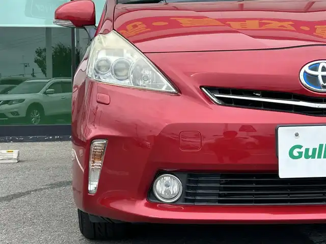 トヨタ プリウス α S 和歌山県 2011(平23)年 6.7万km レッドマイカメタリック 純正7型ナビ/(AM/FM/CD/DVD/Bluetooth)/バックカメラ/横滑り防止/オートライト/フォグランプ/フルオートパワーウィンドウ/ステアリングリモコン/ドアバイザー/電動格納ミラー/前方ドライブレコーダー