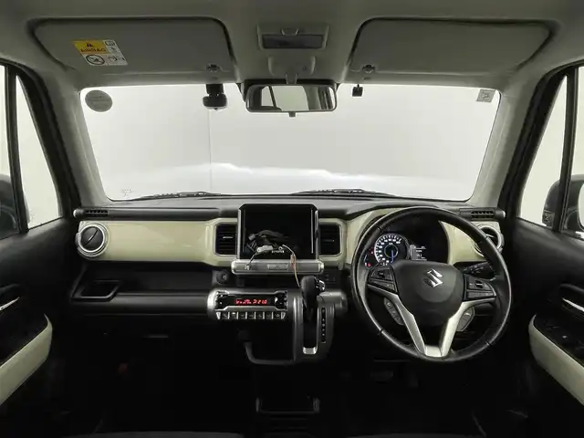 スズキ クロスビー HYBRID MZ 群馬県 2021(令3)年 6.9万km タフカーキパールメタリック/ブラック2トーン 禁煙車　衝突軽減　レーダークルーズ　誤発進抑制　レーンキープ　オートハイビーム　後コーナーセンサー　パドルシフト　ＬＥＤヘッド　ＬＥＤフォグ　シートヒーター　ビルトインＥＴＣ２．０　プッシュスタート
