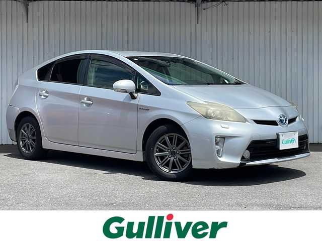 トヨタ プリウス G ツーリングセレクション 長野県 2012(平24)年 12.1万km シルバーM 純正メモリナビ（NSCP-W62）/・CD/Bluetooth/ワンセグTV/バックカメラ/ETC/社外15インチAW/ワイパーデアイサー/運転席パワーシート/クルーズコントロール/純正フロアマット/LEDオートライト/プッシュスタート/スマートキー/スペアキー/取扱説明書/保証書