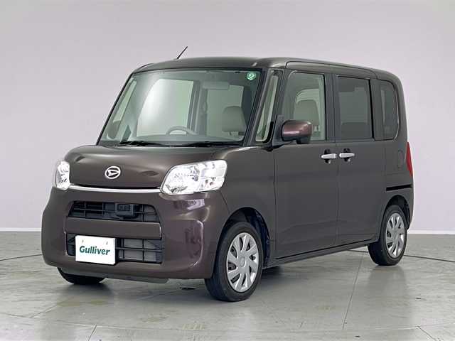 ダイハツ タント X SAⅡ 茨城県 2015(平27)年 5.2万km プラムブラウンクリスタルマイカ ７インチナビ　フルセグＴＶ　片側電動パワースライドドア　バックカメラ　プッシュスタート　オートライト　スマートキー　横滑り防止装置　衝突被害軽減ブレーキ　サンシェード　純正フロアマット　ハロゲン