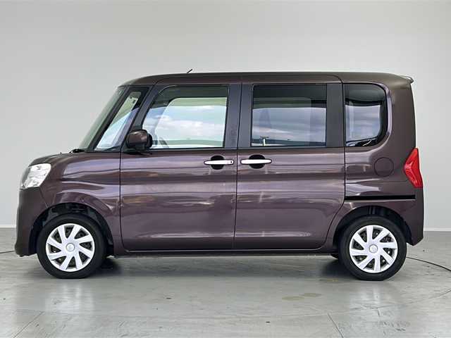 ダイハツ タント X SAⅡ 茨城県 2015(平27)年 5.2万km プラムブラウンクリスタルマイカ ７インチナビ　フルセグＴＶ　片側電動パワースライドドア　バックカメラ　プッシュスタート　オートライト　スマートキー　横滑り防止装置　衝突被害軽減ブレーキ　サンシェード　純正フロアマット　ハロゲン