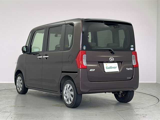 ダイハツ タント X SAⅡ 茨城県 2015(平27)年 5.2万km プラムブラウンクリスタルマイカ ７インチナビ　フルセグＴＶ　片側電動パワースライドドア　バックカメラ　プッシュスタート　オートライト　スマートキー　横滑り防止装置　衝突被害軽減ブレーキ　サンシェード　純正フロアマット　ハロゲン