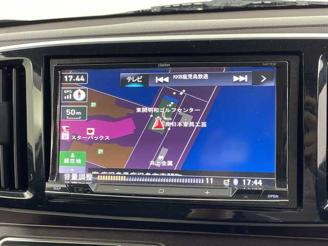 ホンダ Ｎ ＯＮＥ プレミアム Lパッケージ 鹿児島県 2013(平25)年 7.1万km プレミアムホワイトパール 社外ナビ/(Bluetooth/DVD/CD/FM/AM)/キセノンヘッドライト/フォグランプ/オートライト/純正14インチAW/革巻きステアリング/シートリフター/電動格納ミラー/ETC/スマートキ-