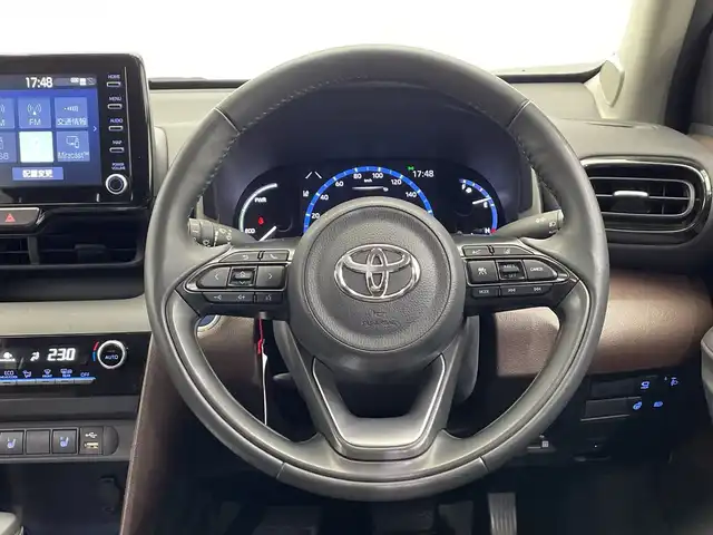 トヨタ ヤリスクロス ハイブリッド Z 栃木県 2023(令5)年 2.8万km ブラックマイカ モデリスタエアロ/純正ナビ/(Bluetooth・USB)/全方位カメラ/バックカメラ/トヨタセーフティセンス/ ・プリクラッシュセーフティ/ ・レーンキープアシスト/ ・オートクルーズコントロール/ ・オートハイビーム/前後コーナーセンサー/ブラインドスポットモニター/前後ドライブレコーダー/LEDヘッドライト/オートライト/ハーフレザーシート/運転席パワーシート/前席シートヒーター/スマートキー/純正フロアマット
