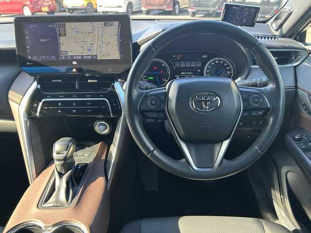 トヨタ ハリアー ハイブリッド Z レザーパッケージ 福島県 2020(令2)年 4.8万km ホワイトパールクリスタルシャイン モデリスタエアロ/JBLプレミアムサウンド/トヨタセーフティセンス/プリクラッシュセーフティ/レーンディパーチャーアラート/オートマティックハイビーム/ロードサインアシスト/レーダークルーズコントロール/ブラインドスポットモニター/ヘッドアップディスプレイ/純正ナビゲーション/【AUX・BT・TV】/アラウンドビューモニター/電動リアゲート/純正エンジンスターター/ビルトインETC2.0/レーダー探知機/型番：AR-W66LA/レザーシート/前席パワーシート/前席シートヒーター/前席ベンチレーション/運転席シートメモリー/デジタルインナーミラー（録画機能付き）/ステアリングリモコン/ステアリングヒーター/LEDオートライト/LEDフォグランプ/純正フロアマット/ドアバイザー