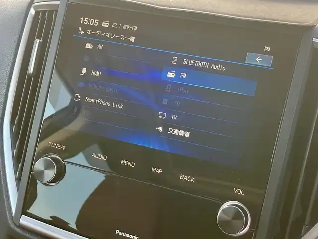 スバル フォレスター ハイブリッド アドバンス 静岡県 2021(令3)年 5.2万km マグネタイトグレーメタリック EyeSight/純正ナビ(CN-FX800D)/　AM FM CD DVD Blu-ray Bluetooth USB SD/フルセグTV/ビルトインETC/バックモニター/ドライブレコーダー/デジタルインナーミラー/LEDオートヘッドランプ/レーダークルーズコントロール/パワーシート(前席)/シートヒーター(前席)/ステアリングヒーター/パワーバックドア/前後方クリアランスソナー/スマートキー2本/純正18インチアルミホイール/純正ラゲッジマット/ワンオーナー/純正オプションサンルーフ/オプション茶×黒レザーシート