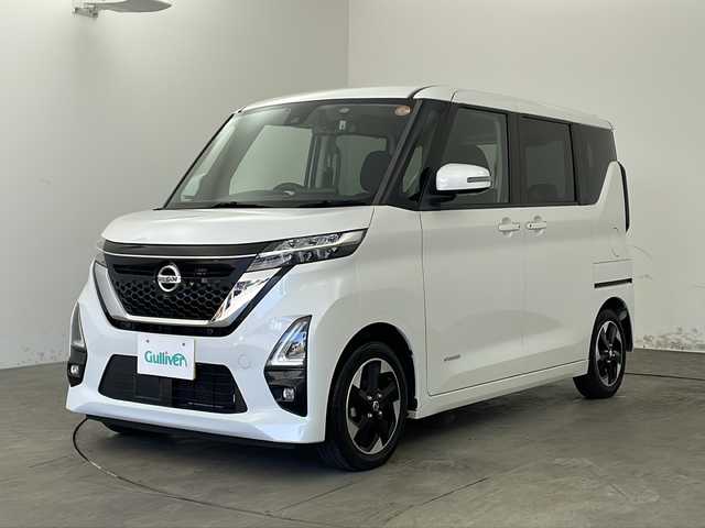 日産 ルークス ハイウェイスター X 兵庫県 2020(令2)年 3.7万km ホワイトパール ・エマージェンシーブレーキ/・車線逸脱警報/・先行車発進お知らせ/・標識認識機能/・ふらつき警報/・オートハイビーム/・前後コーナーセンサー/・KENWOOD製7インチナビ＆BT＆SD＆CD/・アラウンドビューモニター/・社外前後ドライブレコーダー/・ETC/・後席サーキュレーター/・快適パックA/・W＋サイドエアバック/・カーテンエアバック/・両側パワースライドドア/・左側ハンズフリー機能/・アイドリングストップ/・スマートキー/・プッシュスタート/・フロアマット