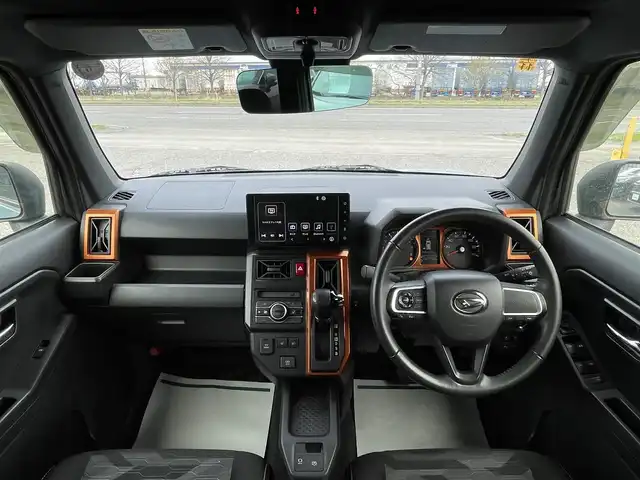 ダイハツ タフト G 道央・札幌 2020(令2)年 5.2万km レイクブルーメタリック ４WD/ガラスルーフ/純正ディスプレイオーディオ/AM/FM/BT/フルセグ/衝突被害軽減ブレーキ/横滑り防止装置/レーンキープアシスト/コーナーセンサー/バックカメラ/アイドリングストップ/前席シートヒーター/革巻きステアリング/ステアリングスイッチ/電動パーキング/ブレーキホールド/プッシュスタート/スマートキー/LEDヘッドライト/オートライト/オートハイビーム/フォグランプ/電動格納ミラー/フロアマット/ドアバイザー/社外AW付夏タイヤ積込/165/65/R15/2020年/山5mm