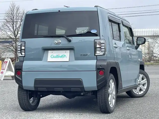 ダイハツ タフト G 道央・札幌 2020(令2)年 5.2万km レイクブルーメタリック ４WD/ガラスルーフ/純正ディスプレイオーディオ/AM/FM/BT/フルセグ/衝突被害軽減ブレーキ/横滑り防止装置/レーンキープアシスト/コーナーセンサー/バックカメラ/アイドリングストップ/前席シートヒーター/革巻きステアリング/ステアリングスイッチ/電動パーキング/ブレーキホールド/プッシュスタート/スマートキー/LEDヘッドライト/オートライト/オートハイビーム/フォグランプ/電動格納ミラー/フロアマット/ドアバイザー/社外AW付夏タイヤ積込/165/65/R15/2020年/山5mm
