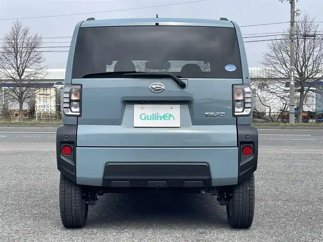 ダイハツ タフト G 道央・札幌 2020(令2)年 5.2万km レイクブルーメタリック ４WD/ガラスルーフ/純正ディスプレイオーディオ/AM/FM/BT/フルセグ/衝突被害軽減ブレーキ/横滑り防止装置/レーンキープアシスト/コーナーセンサー/バックカメラ/アイドリングストップ/前席シートヒーター/革巻きステアリング/ステアリングスイッチ/電動パーキング/ブレーキホールド/プッシュスタート/スマートキー/LEDヘッドライト/オートライト/オートハイビーム/フォグランプ/電動格納ミラー/フロアマット/ドアバイザー/社外AW付夏タイヤ積込/165/65/R15/2020年/山5mm