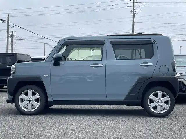 ダイハツ タフト G 道央・札幌 2020(令2)年 5.2万km レイクブルーメタリック ４WD/ガラスルーフ/純正ディスプレイオーディオ/AM/FM/BT/フルセグ/衝突被害軽減ブレーキ/横滑り防止装置/レーンキープアシスト/コーナーセンサー/バックカメラ/アイドリングストップ/前席シートヒーター/革巻きステアリング/ステアリングスイッチ/電動パーキング/ブレーキホールド/プッシュスタート/スマートキー/LEDヘッドライト/オートライト/オートハイビーム/フォグランプ/電動格納ミラー/フロアマット/ドアバイザー/社外AW付夏タイヤ積込/165/65/R15/2020年/山5mm