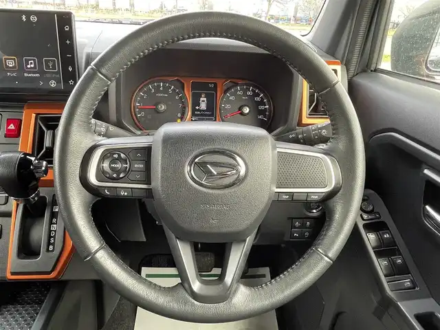 ダイハツ タフト G 道央・札幌 2020(令2)年 5.2万km レイクブルーメタリック ４WD/ガラスルーフ/純正ディスプレイオーディオ/AM/FM/BT/フルセグ/衝突被害軽減ブレーキ/横滑り防止装置/レーンキープアシスト/コーナーセンサー/バックカメラ/アイドリングストップ/前席シートヒーター/革巻きステアリング/ステアリングスイッチ/電動パーキング/ブレーキホールド/プッシュスタート/スマートキー/LEDヘッドライト/オートライト/オートハイビーム/フォグランプ/電動格納ミラー/フロアマット/ドアバイザー/社外AW付夏タイヤ積込/165/65/R15/2020年/山5mm