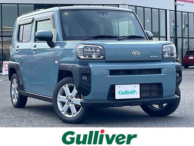 ダイハツ タフト G 道央・札幌 2020(令2)年 5.2万km レイクブルーメタリック ４WD/ガラスルーフ/純正ディスプレイオーディオ/AM/FM/BT/フルセグ/衝突被害軽減ブレーキ/横滑り防止装置/レーンキープアシスト/コーナーセンサー/バックカメラ/アイドリングストップ/前席シートヒーター/革巻きステアリング/ステアリングスイッチ/電動パーキング/ブレーキホールド/プッシュスタート/スマートキー/LEDヘッドライト/オートライト/オートハイビーム/フォグランプ/電動格納ミラー/フロアマット/ドアバイザー/社外AW付夏タイヤ積込/165/65/R15/2020年/山5mm