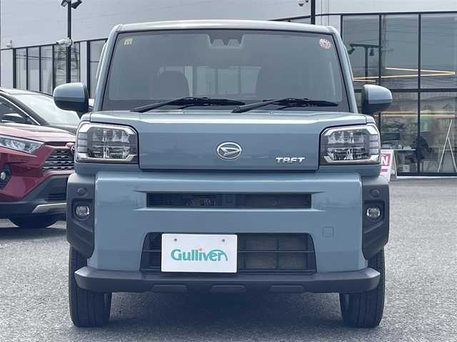 ダイハツ タフト G 道央・札幌 2020(令2)年 5.2万km レイクブルーメタリック ４WD/ガラスルーフ/純正ディスプレイオーディオ/AM/FM/BT/フルセグ/衝突被害軽減ブレーキ/横滑り防止装置/レーンキープアシスト/コーナーセンサー/バックカメラ/アイドリングストップ/前席シートヒーター/革巻きステアリング/ステアリングスイッチ/電動パーキング/ブレーキホールド/プッシュスタート/スマートキー/LEDヘッドライト/オートライト/オートハイビーム/フォグランプ/電動格納ミラー/フロアマット/ドアバイザー/社外AW付夏タイヤ積込/165/65/R15/2020年/山5mm