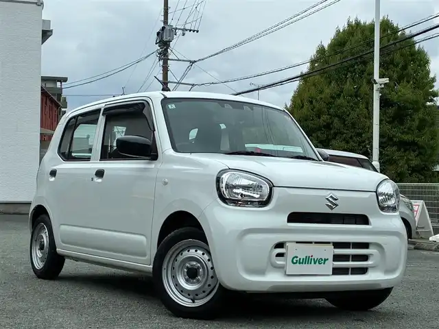 スズキ アルト A 熊本県 2022(令4)年 1.2万km スペリアホワイト ワンオーナー/社外カーオーディオ/【CD/Bluetooth/FM/AM】/衝突被害軽減システム/レーンキープアシスト/コーナーセンサー(後)/オートライト/オートマチックハイビーム/アイドリングストップ/横滑り防止装置/盗難防止装置/純正フロアマット/ダブル＋サイドエアバック/リモコンキー/取扱説明書/保証書