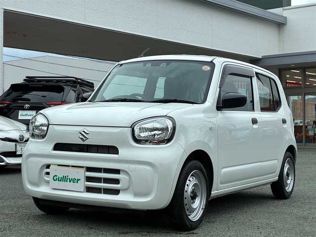 スズキ アルト A 熊本県 2022(令4)年 1.2万km スペリアホワイト ワンオーナー/社外カーオーディオ/【CD/Bluetooth/FM/AM】/衝突被害軽減システム/レーンキープアシスト/コーナーセンサー(後)/オートライト/オートマチックハイビーム/アイドリングストップ/横滑り防止装置/盗難防止装置/純正フロアマット/ダブル＋サイドエアバック/リモコンキー/取扱説明書/保証書