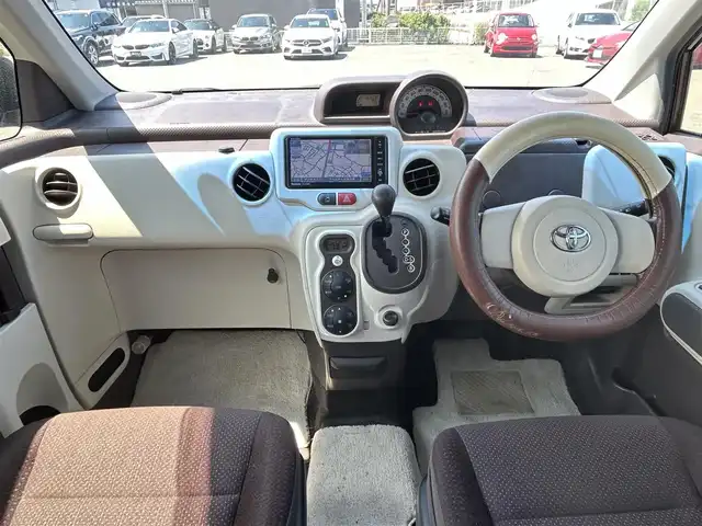 トヨタ スペイド G 福岡県 2013(平25)年 7.2万km 茶 社外メモリナビ/Bluetooth/バックカメラ/ミュージックサーバー/CD/DVD/ワンセグTV/片側パワースライドドア/電動格納ミラー/スマートキー/プッシュスタート/スペアキー×1