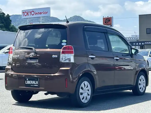 トヨタ スペイド G 福岡県 2013(平25)年 7.2万km 茶 社外メモリナビ/Bluetooth/バックカメラ/ミュージックサーバー/CD/DVD/ワンセグTV/片側パワースライドドア/電動格納ミラー/スマートキー/プッシュスタート/スペアキー×1