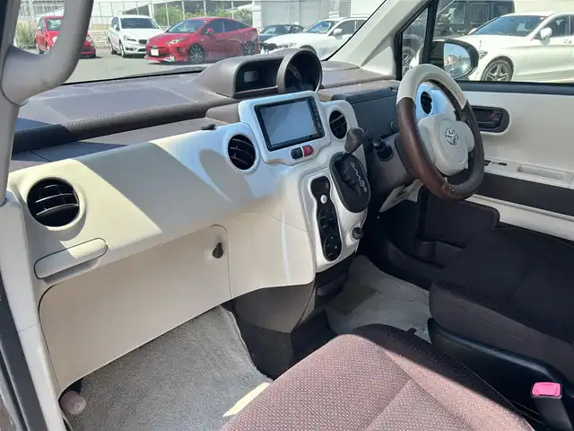 トヨタ スペイド G 福岡県 2013(平25)年 7.2万km 茶 社外メモリナビ/Bluetooth/バックカメラ/ミュージックサーバー/CD/DVD/ワンセグTV/片側パワースライドドア/電動格納ミラー/スマートキー/プッシュスタート/スペアキー×1