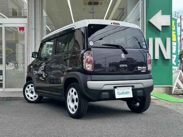 スズキ ハスラー G 高知県 2017(平29)年 7.8万km ムーンライトバイオレットパールメタリック/ホワイト2トーンルーフ フルセグナビ /(AVIC-RZ901)/【Bluetooth CD DVD TV 】/バックカメラ /ビルトインETC /シートヒーター　/衝突被害軽減システム /プッシュスタート /スペアキー /保証書 /取扱説明書 /純正フロアマット
