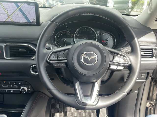 マツダ ＣＸ－５ 20S ブラックトーンED 東京都 2024(令6)年 0.7万km プラチナクォーツメタリック ワンオーナー/純正メモリーナビ/フルセグ/全方位カメラ/追従式クルーズコントロール/レーンキープアシスト/パワーバックドア/ハーフレザーシート/シートヒーター/パワーシート/置くだけ充電/アイドリングストップ/コーナーセンサー/LEDヘッドライト/Cタイプ入力端子/ETC/純正アルミホイール/スマートキー