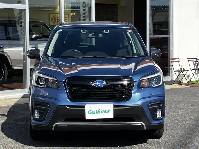 スバル フォレスター スポーツ 山口県 2021(令3)年 3万km ホライゾンブルーP 純正メモリーナビ＆/フルセグTV＆バックカメラ/純正フロアマット/純正LEDヘッドライト/純正フォグランプ(前後)/純正18インチアルミ/スマートキー/エンジンプッシュスタート/オートライト/パドルシフト/ステアリングヒーター/フロントパワーシート/　＆シートヒーター/クルーズコントロール/ビルトインETC2.0
