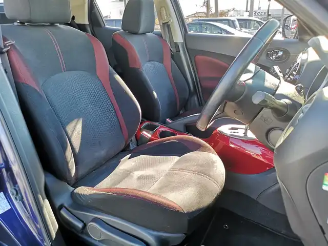 日産 ジューク 16GT パーソナライズ 茨城県 2016(平28)年 6.6万km アズライトブルー 純正ナビ/【iPod・SD・ラジオ・TV・ウォークマン・USB・CD・DVD・Blu-ray・HDMI・VTR・AUX】/ETC/Bカメラ/MTモード付AT/横滑り防止装置/衝突被害軽減システム/オートライト/Fフォグ/キセノンライト/社外フロアマット/純正アルミホイール/スマートキー/プッシュスタート