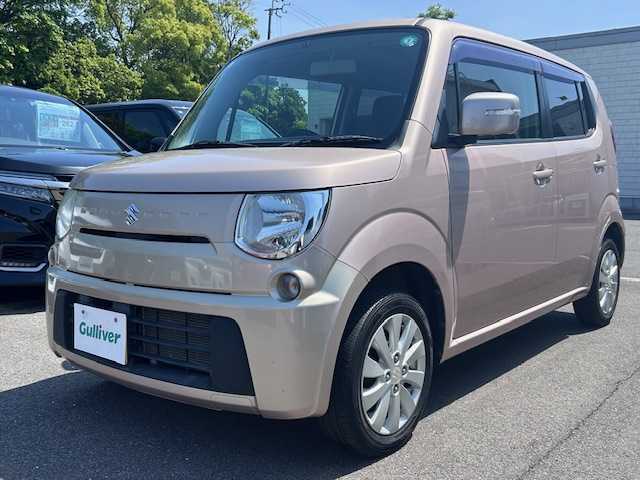 スズキ ＭＲワゴン X 大阪府 2015(平27)年 7.2万km シャンパンピンクPM 純正ディスプレイオーディオ/バックカメラ/ABS/盗難防止装置/アイドリングストップ/純正アルミホイール/社外フロアマット/ベンチシート/ETC/ハロゲンヘッドライト/パワーステアリング/パワーウインドウ/スマートキー×2