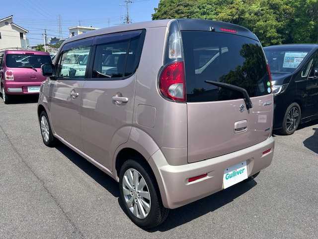 スズキ ＭＲワゴン X 鳥取県 2015(平27)年 7.2万km シャンパンピンクPM 純正ディスプレイオーディオ/バックカメラ/ABS/盗難防止装置/アイドリングストップ/純正アルミホイール/社外フロアマット/ベンチシート/ETC/ハロゲンヘッドライト/パワーステアリング/パワーウインドウ/スマートキー×2