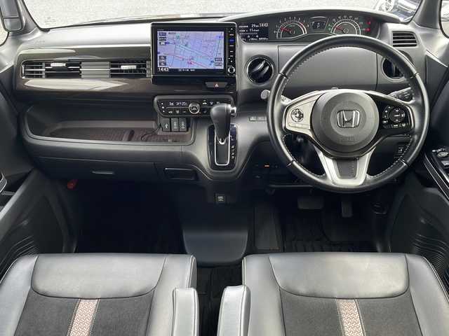 ホンダ Ｎ ＢＯＸ カスタム G EX ターボ ホンダセンシング 埼玉県 2017(平29)年 6万km クリスタルブラックパール Honda SENSING/	ナビ装着用スペシャルパッケージ＋ETC車載器/	助手席スーパースライドシート/	オートリトラミラー/	アレルクリーンプラスシート/	プラズマクラスター技術搭載フルオート・エアコンディショナー/	リア左側パワースライドドア/	リア右側パワースライドドア/	前席用i-サイドエアバッグシステム＋サイドカーテンエアバッグシステム(前席/後席対応)/	ブラック塗装＋切削 15インチアルミホイール/	プライムスムース＆トリコットコンビシート/	パドルシフト/	親水/ヒーテッドドアミラー＋フロントドア撥水ガラス/	運転席＆助手席シートヒーター