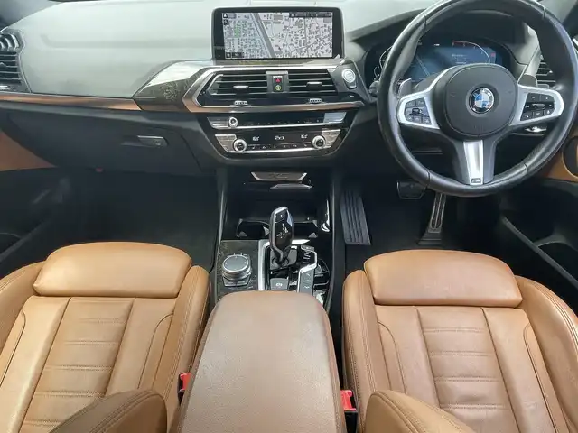 ＢＭＷ Ｘ３ xDrive20d Mスポーツ 静岡県 2020(令2)年 4.8万km アルピンホワイトⅢ ワンオーナー /インテリジェントセーフティ /衝突軽減ブレーキACC/車線逸脱警告ステアリングサポート/ブラインドスポットモニター/キャメルレザーシート シートヒーター /前席パワーシート運転席メモリー機能/IDriveHDDナビフルセグTV Bluetooth/全方位カメラ/OP20インチアルミホイール/コンフォートアクセス/アンビエントライト /パワーバックドア /ブラックキドニーグリル/DSRCETC/ドライブレコーダー