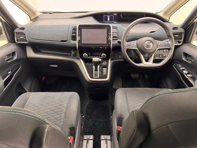 日産 セレナ ライダー 愛知県 2016(平28)年 9万km ブリリアントホワイトパール ワンオーナー/純正ナビ/フルセグ CD DVD BT MSV/純正フリップダウンモニター/レーダークルーズコントロール/エマージェンシーブレーキ/プロパイロット/LKA/パーキングアシスト/コーナーセンサー/インテリジェントルームミラー/アラウンドビューモニター/ドライブレコーダー/ETC/両側パワースライドドア/LEDヘッドライト/LEDフォグライト/オートライト/スマートキー