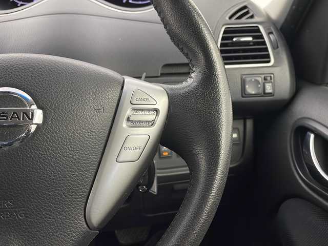 日産 セレナ ハイウェイスター Vセレ +Safty 栃木県 2014(平26)年 7.5万km ダイヤモンドブラック 純正ナビ/（BT/フルセグ/CD/DVD/AM/FM)/全方位カメラ/ハーフレザーシート/両側パワースライドドア/衝突軽減システム/横滑り防止/車線逸脱抑制機能/ドライブレコーダー/クルーズコントロール/ＥＴＣ/電動格納ミラー/純正アルミホイール/純正フロアマット/プッシュスタート/スマートキー