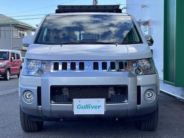 三菱 デリカＤ：５ D－Power package 岐阜県 2019(平31)年 7.8万km ウォームホワイトP/スターリングシルバーM 禁煙車/社外8型ナビ/フリップダウンモニター/バックカメラ/両側パワースライドドア/シートヒーター/パドルシフト/スマートキー/フォグランプ/HIDヘッドライト/オートライト/ルーフキャリア/リアラダー/マッドガード