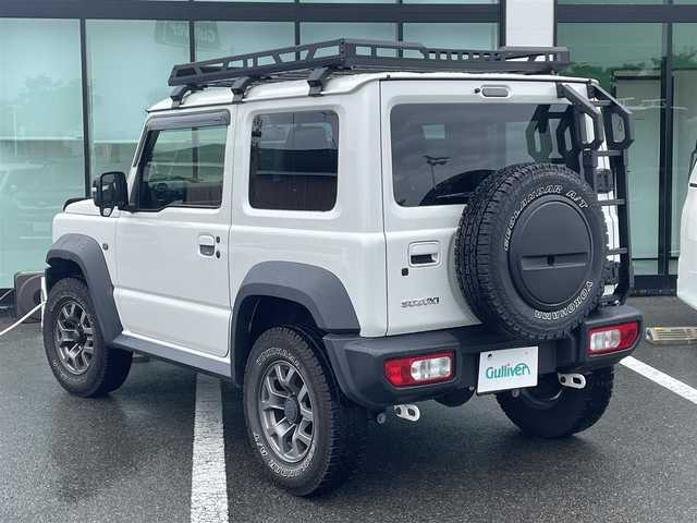 スズキ ジムニー シエラ JC 和歌山県 2022(令4)年 3.9万km ピュアホワイトP 社外8インチナビ（SKXーS８０６）/フルセグTV/スズキセーフティ/ビルトインETC/前席シートヒーター/前後ドラレコ/デジタルインナーミラー/ルーフキャリア/リアラダー/オートライト/クルコン/ステアリングリモコン/LEDヘッドライト/フォグランプ/レザー調シートカバー
