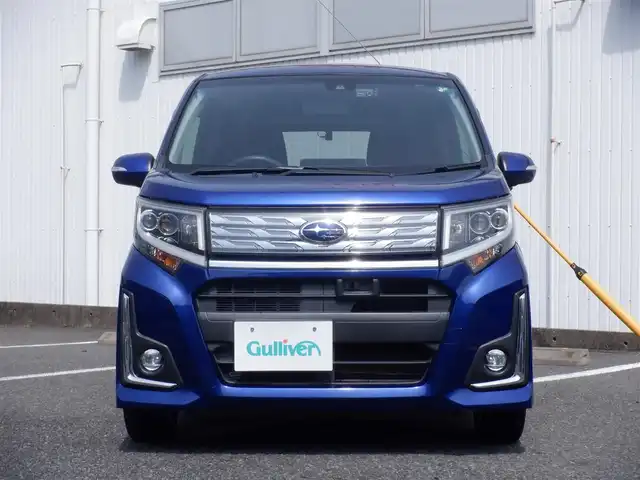 スバル ステラ カスタム R スマートアシスト 静岡県 2016(平28)年 6.6万km 青  ワンオーナー(保証書あり)/ 4WD / スマートアシスト / スマートキー/ プッシュスタート/ カロッツェリア SDナビ(AVIC-RZ99)/ バックカメラ/ 前後ドライブレコーダー/ 運転席シートヒーター/ ETC/ 純正LEDヘッドライト/ フォグランプ/ 純正フロアマット/ 純正ドアバイザー
