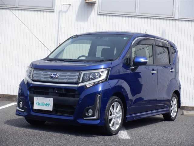 スバル ステラ カスタム R スマートアシスト 静岡県 2016(平28)年 6.6万km 青  ワンオーナー(保証書あり)/ 4WD / スマートアシスト / スマートキー/ プッシュスタート/ カロッツェリア SDナビ(AVIC-RZ99)/ バックカメラ/ 前後ドライブレコーダー/ 運転席シートヒーター/ ETC/ 純正LEDヘッドライト/ フォグランプ/ 純正フロアマット/ 純正ドアバイザー