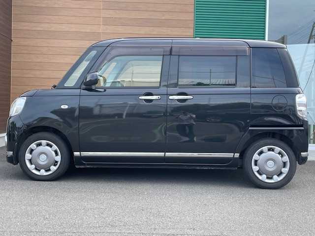 ダイハツ ムーヴ キャンバス X メイクアップ SA Ⅱ 静岡県 2016(平28)年 4.4万km ブラックマイカメタリック アラウンドビューモニター/バックカメラ/プッシュスタート/ETC/フルセグテレビ/Bluetooth/オートライト/純正ナビ/SD/AM/FM/CD/横滑り防止装置/衝突被害軽減システム/ベンチシート