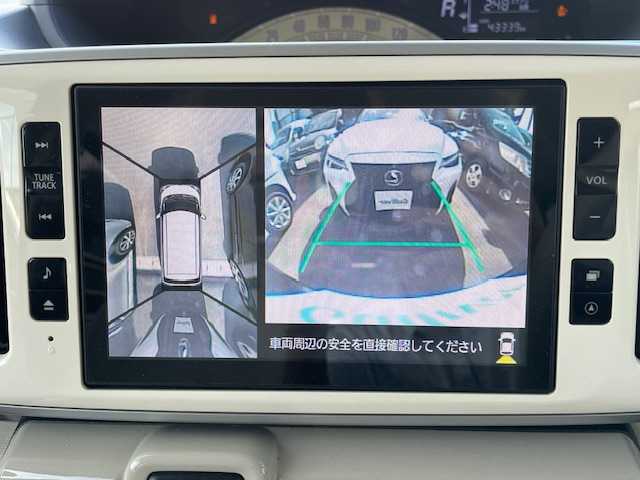 ダイハツ ムーヴ キャンバス X メイクアップ SA Ⅱ 静岡県 2016(平28)年 4.4万km ブラックマイカメタリック アラウンドビューモニター/バックカメラ/プッシュスタート/ETC/フルセグテレビ/Bluetooth/オートライト/純正ナビ/SD/AM/FM/CD/横滑り防止装置/衝突被害軽減システム/ベンチシート