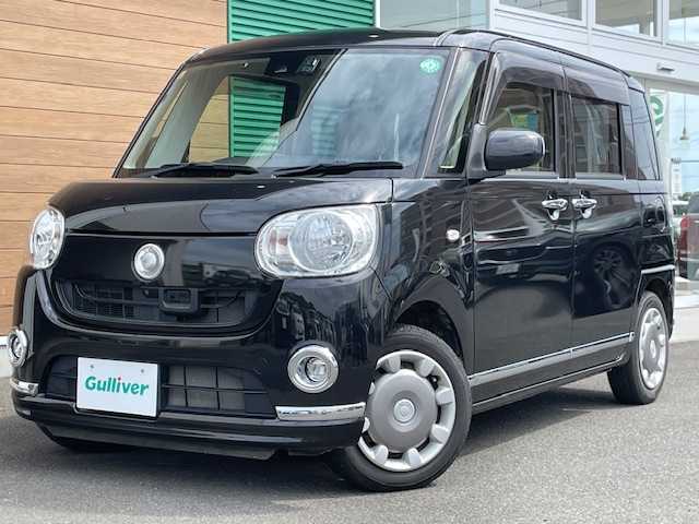 ダイハツ ムーヴ キャンバス X メイクアップ SA Ⅱ 静岡県 2016(平28)年 4.4万km ブラックマイカメタリック アラウンドビューモニター/バックカメラ/プッシュスタート/ETC/フルセグテレビ/Bluetooth/オートライト/純正ナビ/SD/AM/FM/CD/横滑り防止装置/衝突被害軽減システム/ベンチシート