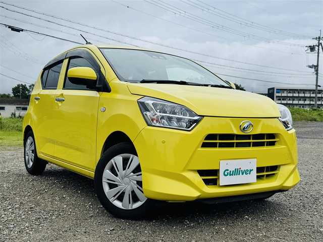 ダイハツ ミラ イース X SAⅢ 兵庫県 2017(平29)年 1.7万km レモンスカッシュクリスタルM 純正ディスプレイオーディオ/バックカメラ/DVD再生可/Bluetooth接続可/前後パーキングセンサー/LEDヘッドライト/AUTOハイビーム/キーレスキー