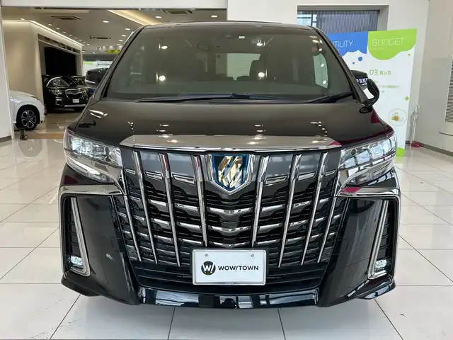 トヨタ アルファードハイブリット S タイプゴールドⅢ 埼玉県 2023(令5)年 2.2万km ブラック セーフティセンス/純正メーカーナビ/ BT/USB/フルセグ/バックカメラ/フリップダウンモニター/両側電動スライドドア/パワーバックドア/サンルーフ/純正17インチアルミホイール/オートブレーキホールド/デジタルインナーミラー/レーダークルーズコントロール/レーンキープアシスト/ハーフレザーシート/ETC/スマートキー/禁煙車
