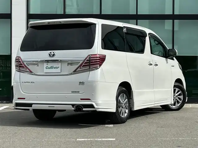 トヨタ アルファードハイブリット SR サイドリフトアップ 和歌山県 2013(平25)年 15.7万km ホワイトパールクリスタルシャイン 福祉車両/サイド脱着電動/社外ナビ/バックカメラ/クルーズコントロール/両側パワースライドドア/アイドリングストップ/ETC/ドライブレコーダー/純正アルミホイール/純正フロアマット/ハロゲンヘッドライト/オートライト