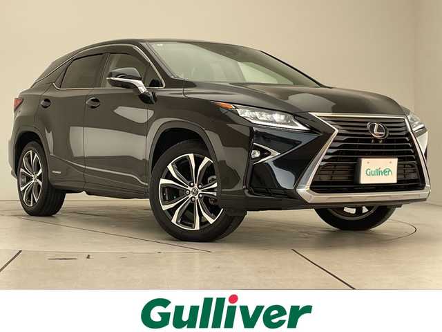 レクサス ＲＸ 450h バージョンL 愛知県 2018(平30)年 3.2万km グラファイトブラックガラスフレーク レクサスセーフティセンス/純正12.3型ナビ　SDカードなし/三眼LEDヘッドライト/全方位カメラ/レーダークルーズコントロール/シートヒーター/エアシート/バックカメラ/電動リアゲート/パワーシート/ヘッドアップディスプレイ/コーナーセンサー/純正アルミホイール/ETC2.0/ブラインドスポットモニター/ステアリングヒーター/オートマチックハイビーム/ドライブレコーダー/衝突軽減システム/フルセグ/CD DVD/Bluetooth/ステアリングスイッチ/スマートキー/プッシュスタート